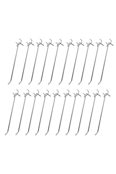 Choice1 10pcs 15cm Pegboard Hooks for Wall Organizer, Sturdy Manganese Steel ...