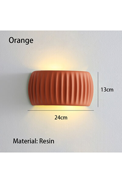 Choice Warm White (2700-3500K) 220V Brown Orange French European Wall Lamp Re...