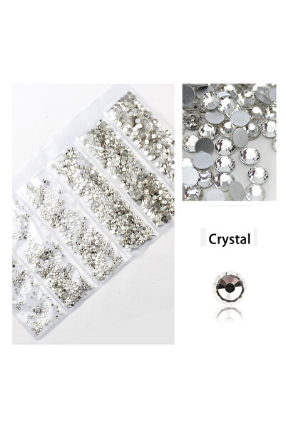 Choice Crystal 1440pcs 20Colors Glitter 3D FlatBack Glass Nail Art Clear Crys...