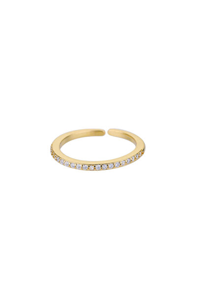 Choice resizable JZ4042G-1 Mini Zircon Green Rings For Women Stainless Steel ...