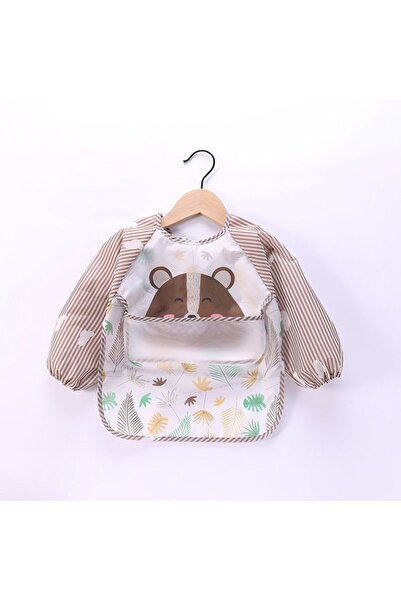 Choice32 0-3year style 24 Waterproof EVA Full Sleeve Baby Bibs Children Apron...
