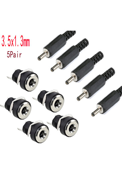 Choice Type S 5Pair 10Pcs DC 5.5x2.1mm 3.5x1.3mm 2.1 2.5 Connectors DC Power ...