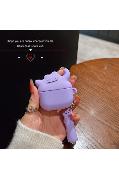 Choice For Airpods 4 Cover-Pendant For Airpods 4 Cute Cartoon 3D Ghost Earpod...