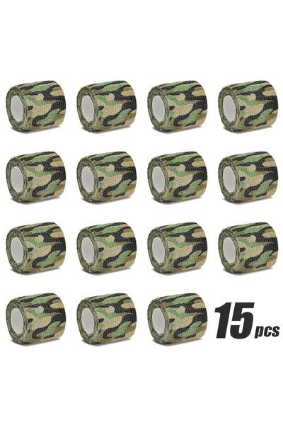 Choice15 2.5cmX4.8m 15Pc Wetland 6/10/15PCS 4.8m Tape Outdoor Hunting Camoufl...