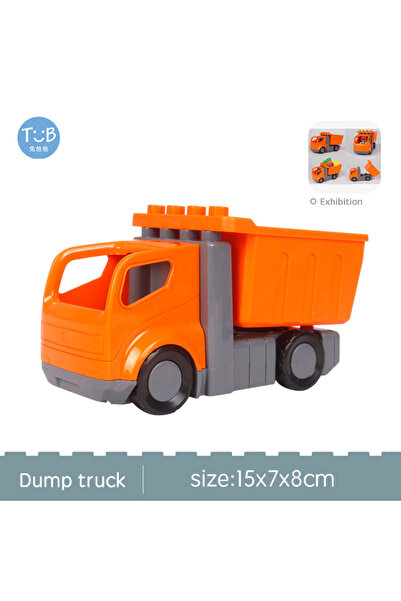 Choice16 orange Big Size Building Blocks Sports Car Bus Jeep Truck Accessorie...