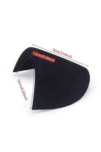 Choice Black 15mm Middle 4 Pairs Soft Padded Shoulder Padding Encryption Foam...