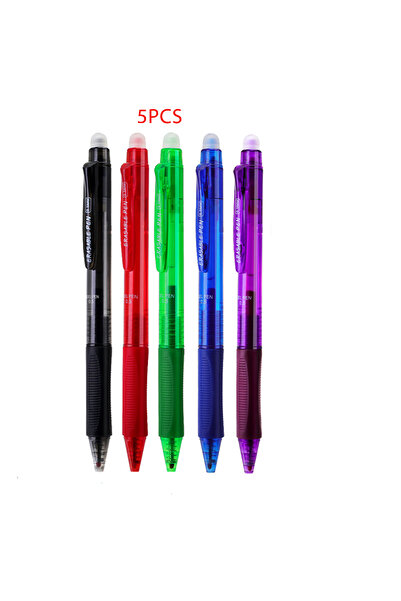 choice2 5pcs mix pen 5pcs/set 0.5mm 6 Color Large Capacity Erasable Gel Pens,...
