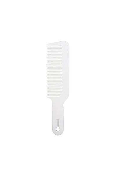 Choice White Hairdressing Haircut Comb Portable Oil Head Clipper Comb Wide To...
