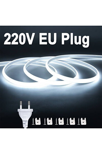 Choice1 3m White 230V 220V LED Strip COB Light With EU Power Plug Home Decora...