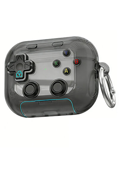 Choice17 for airpods pro2 Transparent Black Stress Reliever Game Controller E...