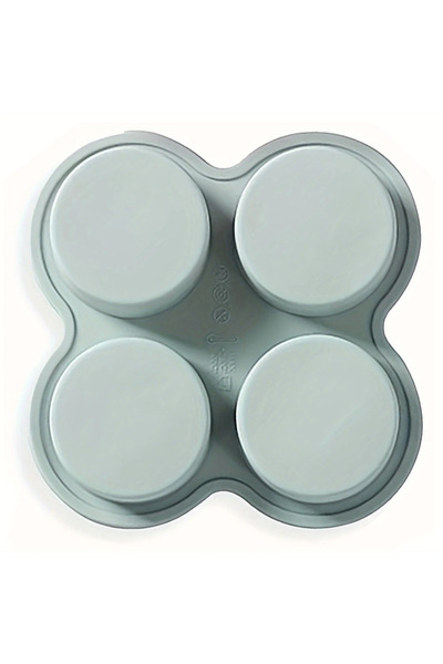 Choice Gray 1PCS Air Fryer Egg Mold Round Shape Eggs Mold 4 Cavity Non-Stick ...