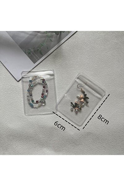 Choice5 50PCS 6x8cm 100/50pcs Ziplock Bags Transparent PVC Jewelry Pouches Ba...