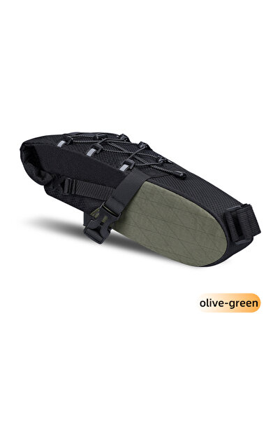 Choice L BTB Green Bicycle Tail Bag Large Capacity Bicycle Tail Bag 5.8L Port...