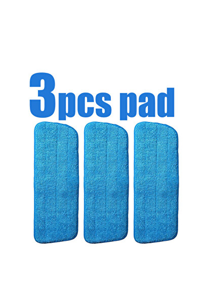 Choice1 blue3pcs Replaced Mop Cloth Reusable Microfiber Pad Cleaning Kitchen ...