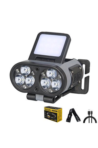 choice2 XIWANGFIRE 6Led COB Sensor COB LED Headlamp Cap Clip Light USB Rechar...