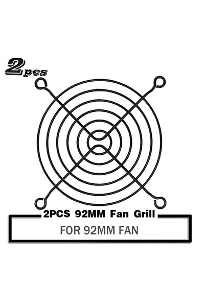 Choice3 2PCS 92MM 2PCS 60mm 80mm 90mm 92mm 120mm 140mm Fan Grills Metal Mesh ...