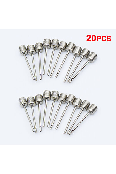 Choice 20 PCS New Ball Air Needle Stainless Steel Pump Pin Basketball Inflati...