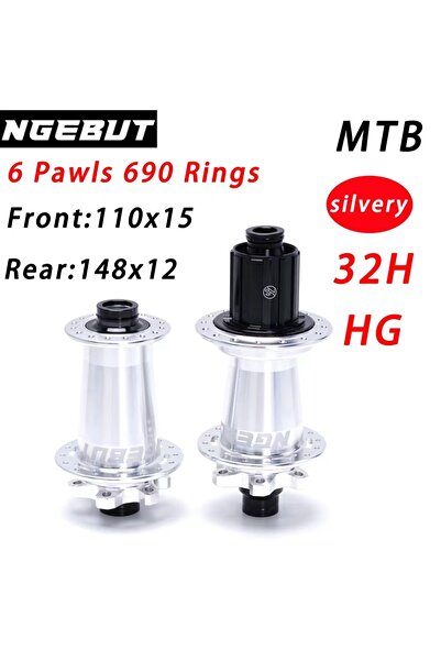 Choice 6 مسامير 32H Boost HG Silvery NGEBUT 690 حلقات محور دراجة محمل محكم 6 ...