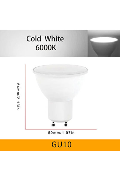 Choice 6w 4 pcs Cold White 4PCS LED Spotlight Bulb GU10 AC220V 3W 6W 9W 12W 1...