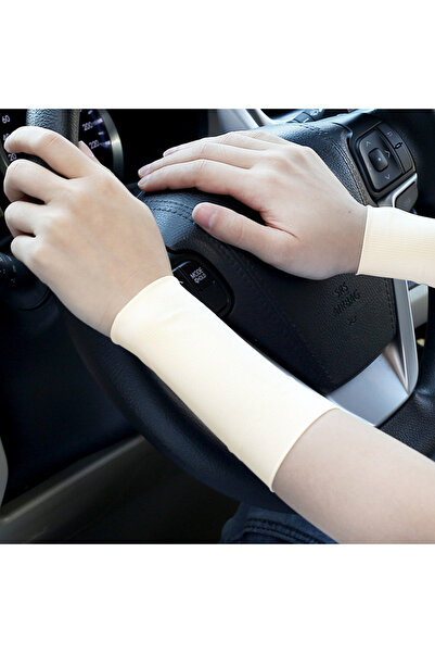 Choice One Size Beige(12cm) Ice Silk Wrist Guard Men Warm Thin Elastic Exerci...