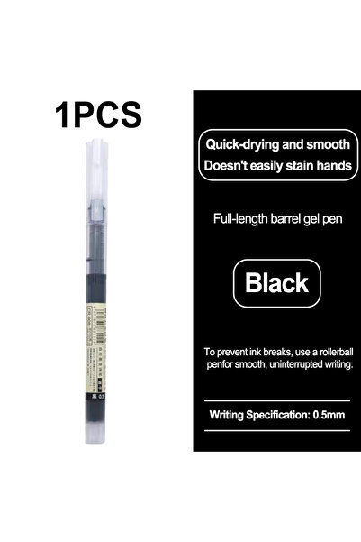 Choice1 1pcs black High Quality 0.5mm Quick Drying Fine Point Liquid Ink Pens...