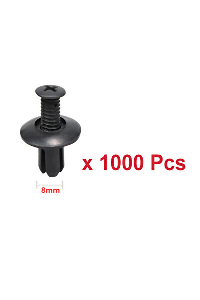 Choice8 1000pcs A 1/1000 Plastic Rivets Fasteners Screw 6mm/8mm Hole Car Bump...