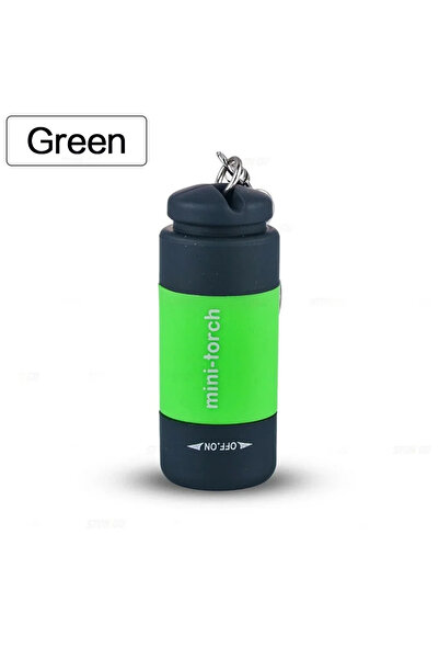 Choice Green USB Rechargeable LED Multifunctional Strong Light Pocket Keychai...