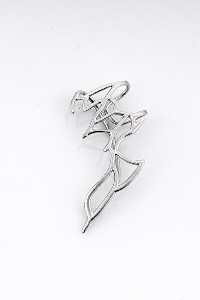 Crupt Studio Chaos Spine Siver Tone Ear Cuff