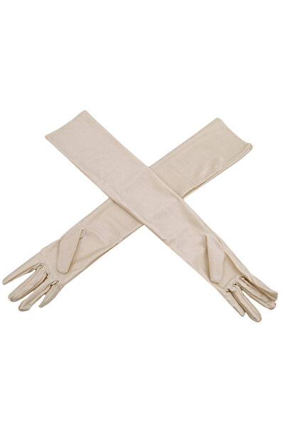 Choice1 Beige Long Gloves Sun UV Protection Hand Protector Cover Arm Sleeves ...