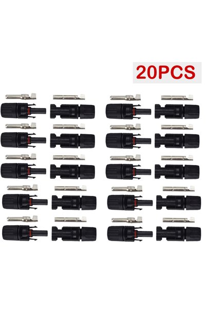 Choice5 20PCS-no-spanner 200/100/40/20/10/5 Pcs DC Solar Connector 1000V30A P...