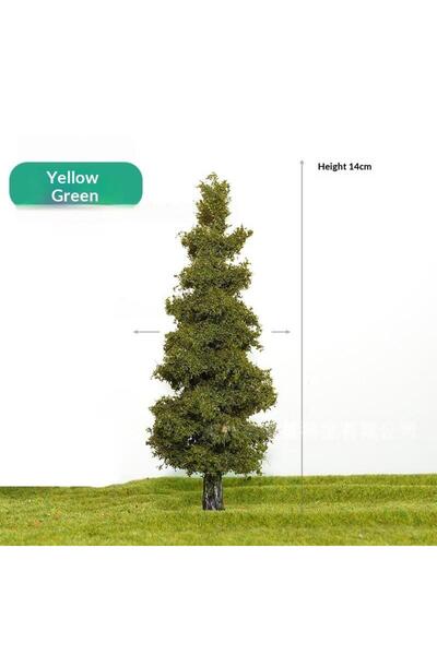 Choice1 D 14CM ♥14-21cm Miniature Pine Tree Set:Realistic Model Trees for Dio...