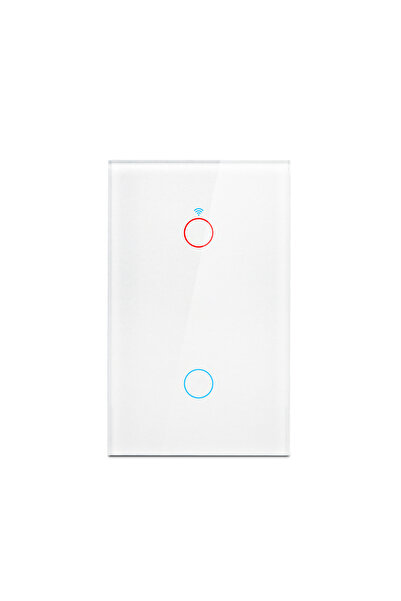 Choice1 White 2 Gang Work with Tuya APP US WiFi Smart Wall Switch RF433 1/2/3...