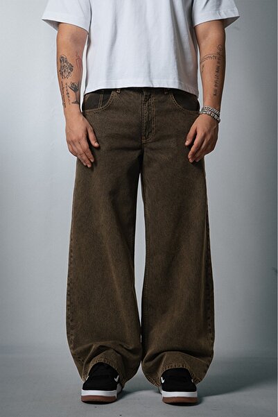 GRJ denim Pantaloni de blugi pentru bărbați Earthcore, cu croială largă, supe...