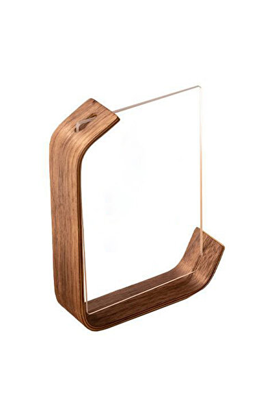 Choice A5 Black Walnut Acrylic Wooden Phot Desktop Display Pictures Holder Ac...
