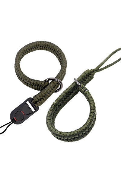 Choice9 olive drab Camera Wrist Strap Braided Handmade Quick Release Adjustab...
