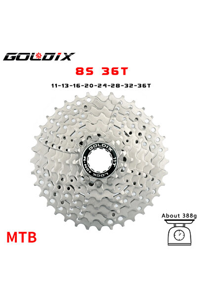 Choice1 8S 11-36T Silver GOLDIX Road Bike 8 9 10 11 Speed Velocidade 11-25T/2...