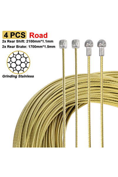 Choice Road Set HEPPE Bike Shifter Brake Cables MTB Road Bike Front Rear Dera...