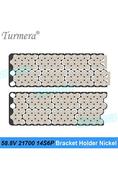 Choice1 21700 14S6P Turmera 48V 52V 60V 21700 E-bike Battery Holder with Nick...