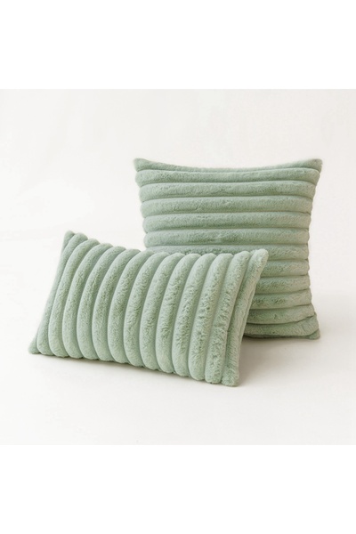 Choice 30x50cm 1pcs cover RB green 30x50cm 45x45cm Throw Pillow Covers Faux F...