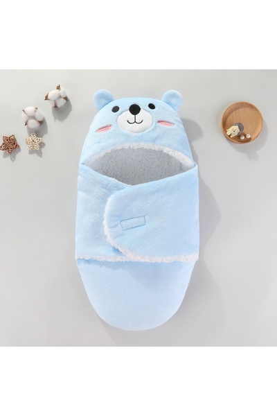 Choice childdkivy 0-3M Blue-bear Soft Baby Sleeping Bags Warm Autumn and Wint...