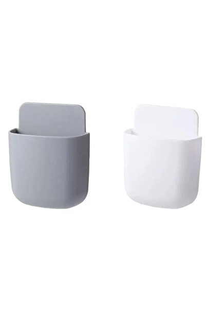 Choice YKQSNH-Mix-2PCS 2PCS Wall Mounted Storage Box Household Living Room Co...