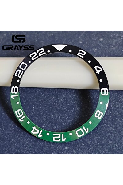 Choice GMT black green GRAYSS 38mm Ceramic For 40mm SUB Watch Case Alloy Watc...