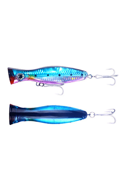 Choice 002-1pc 1pc 12.5cm 41g Big Popper Fishing Lure Bait Pesca Treble Hooks...