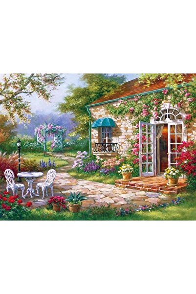 Choice 30X40cm Round ASFX6031 5D DIY Diamond Painting Landscape House Full Ro...