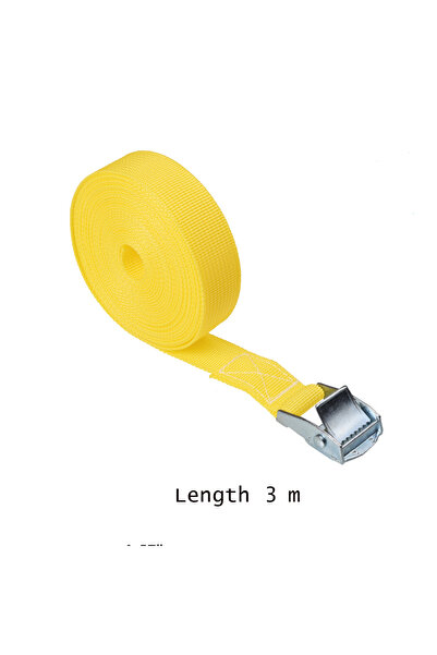Choice yellow 3m 1pcs Tie Down Straps Adjustable Lashing Straps Ratchet Strap...