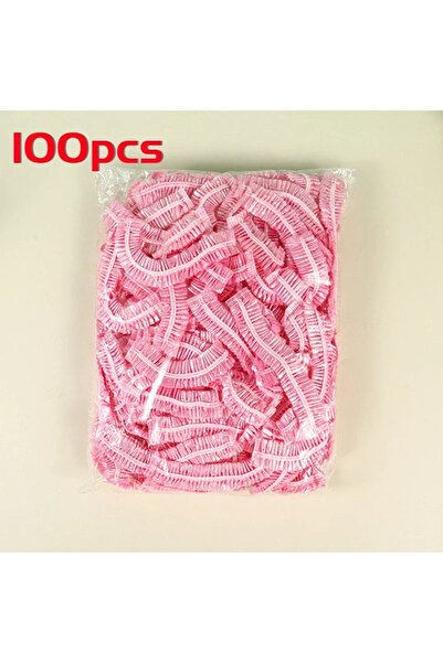 Choice1 100pcs-pink Hair Dye Disposable Shower Caps 100pcs/set Plastic Waterp...