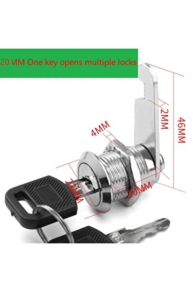 Choice3 20mm multiple Open File/Goods/ Drawer Cabinet Locks With 2 Keys Lock ...