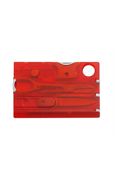 Choice3 Red Ultra Thin Outdoor Multi Tool Pocket Multipurpose Outdoor EDC Gad...