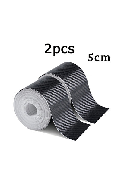 Choice3 1m 2pcs-5cm 1-5m Nano Carbon Fiber Car Tape Sticker Door Mirror Prote...