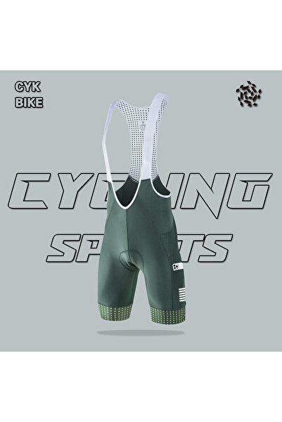 Choice8 Asia Size - S CYKBIKE - GREEN CYKLOPEDIA Men Cycling Bib Shorts Solid...
